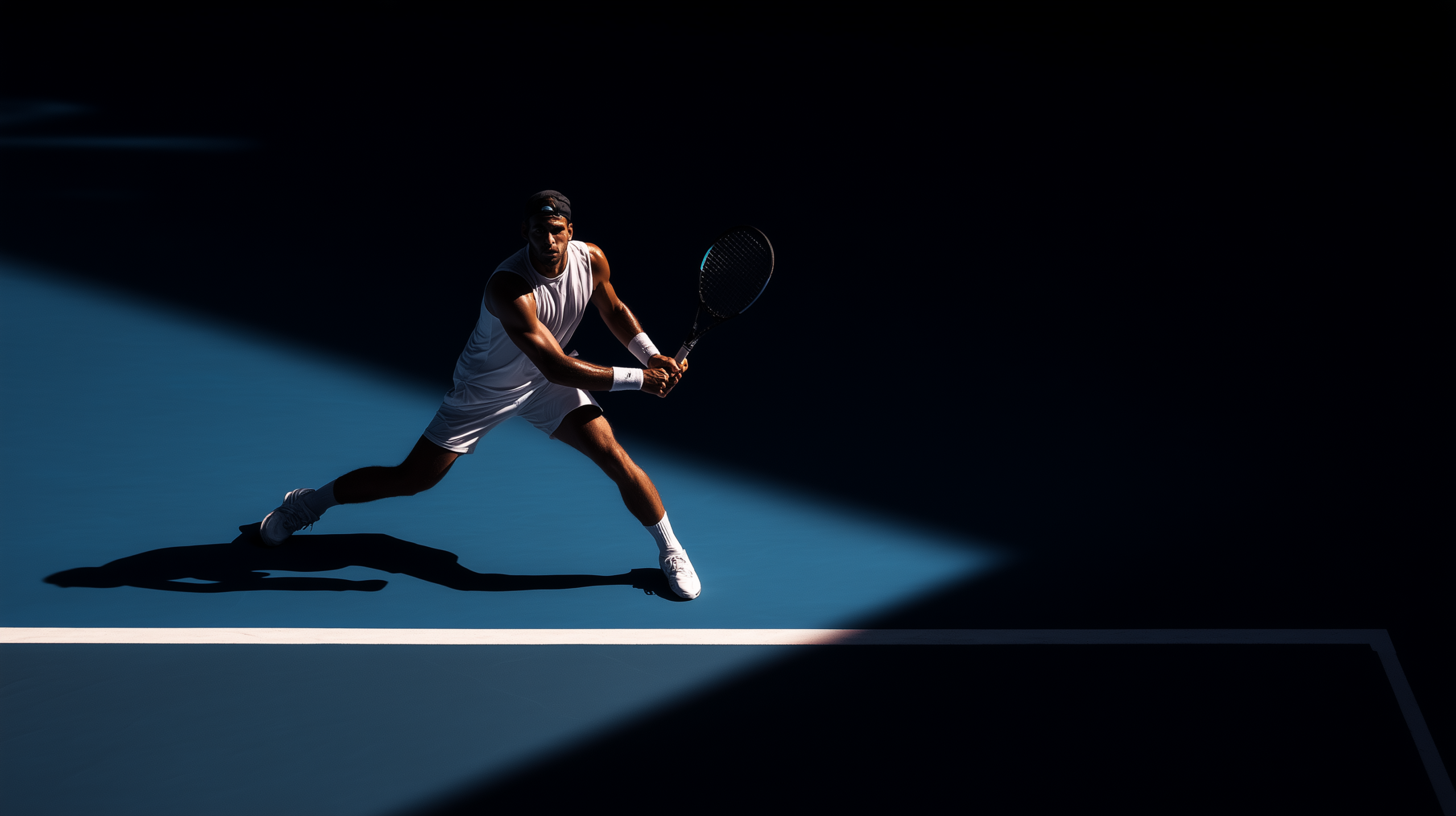 High-agency operator on the tennis court — BIOHACKER CEO Protocol editorial